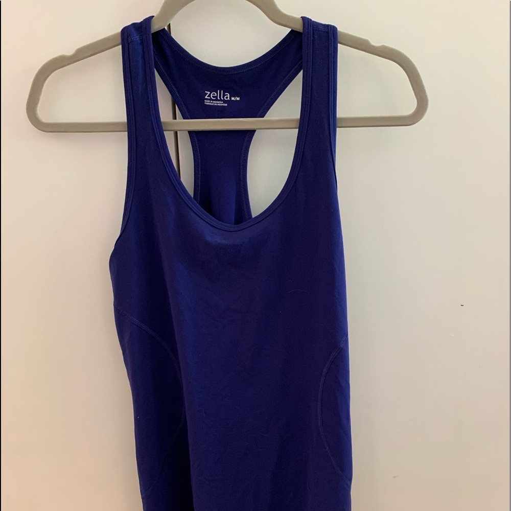 Zella Workout Purple Tank Top